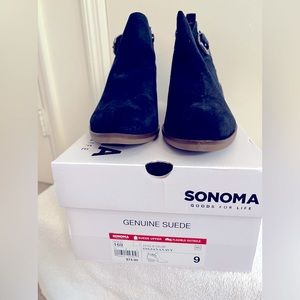 Sonoma Blue Suede Boots